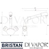 Bristan Matrix Easyfit Sink Mixer Kitchen Tap Dimensions